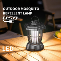 SMILING SHARK Multi-function Camping Mosquito Night Lamp Rechargeable Portable LED Flashlight Outdoor Mosquito Repellent Light