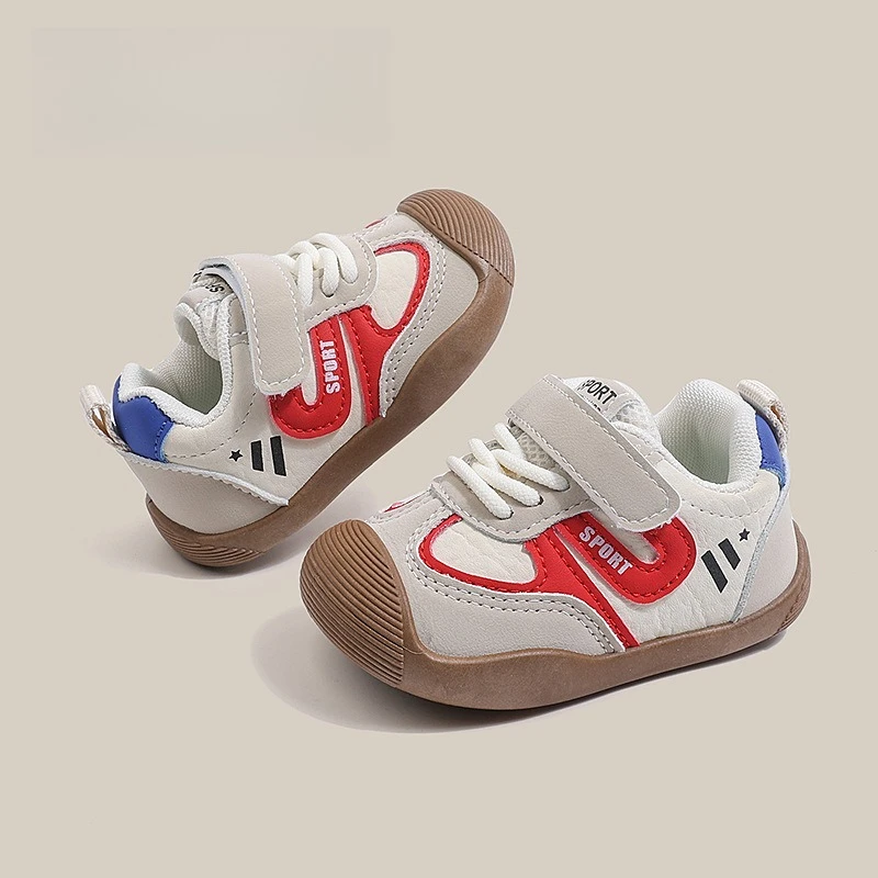 Spring Autumn Baby Walkers Shoes Anti-Kick Soft Sole Non Slip Toddler Shoes Boys Girls 1-6Y Velcro Infant Sneakers