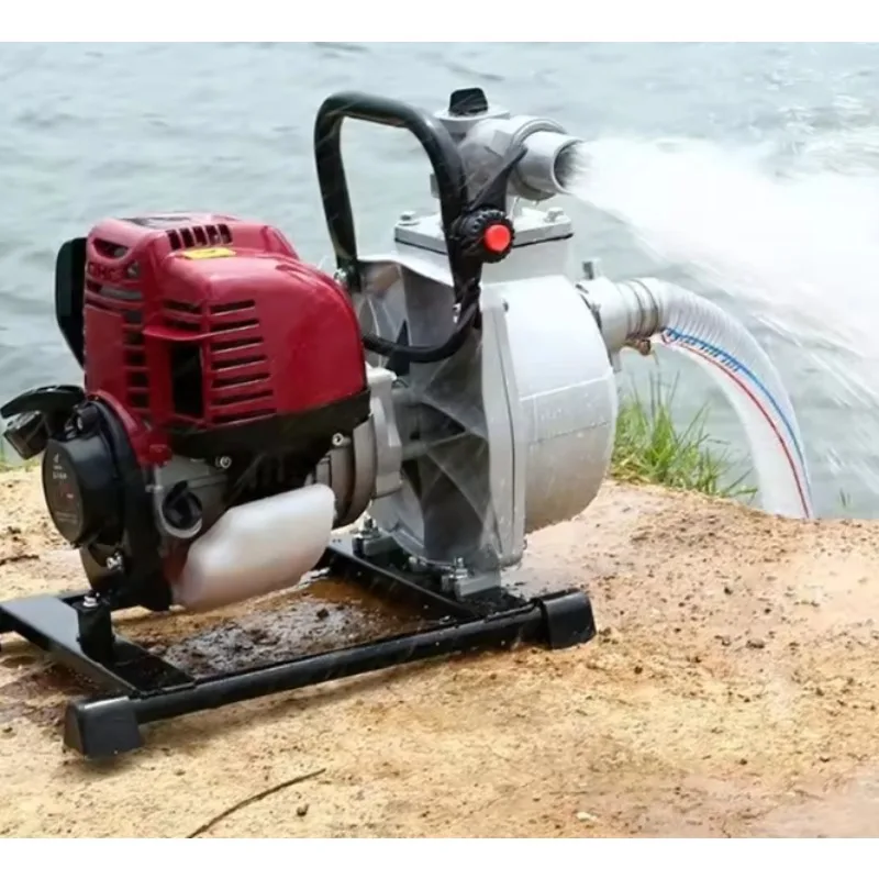 Portable Water Pump 1 Inch 2 Stroke Design For Garden Vegetable Watering And Outdoor Irrigation