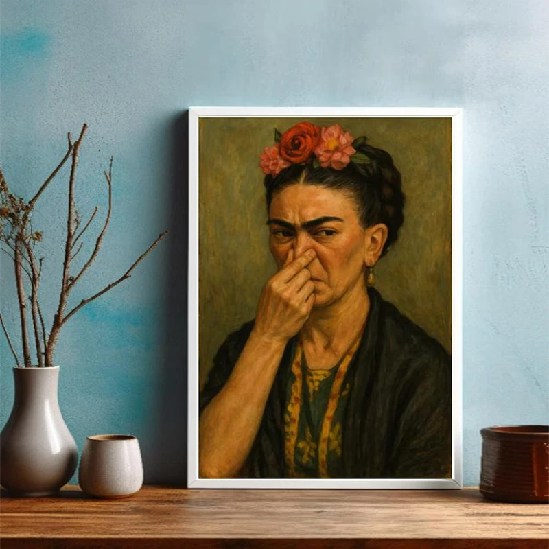 Stinky Toilet Lustige Kunstposter, lustige Promi-Drucke, Leinwandgemälde, Wandkunstbilder, neu