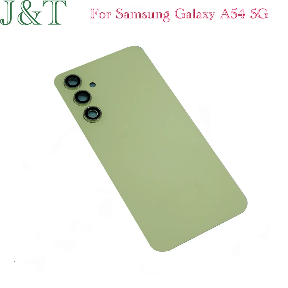 Stylish Battery Cover for Samsung Galaxy A54, Rear Door Glass Housing Case Compatible with SM-A546V SM-A546U With Camera Lens