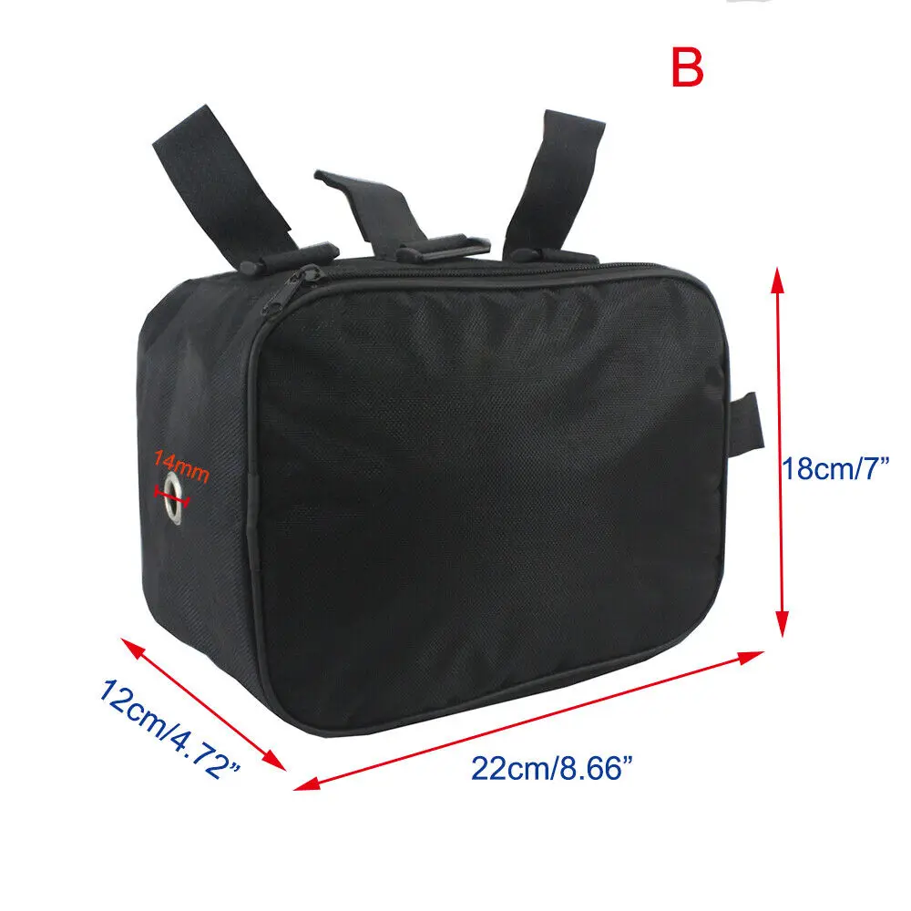 Bicycle Bike Tube Frame Pack Bag, Battery Front Tool Box, Storage Case, MTB Ebike, 407-1, 22x18x12cm