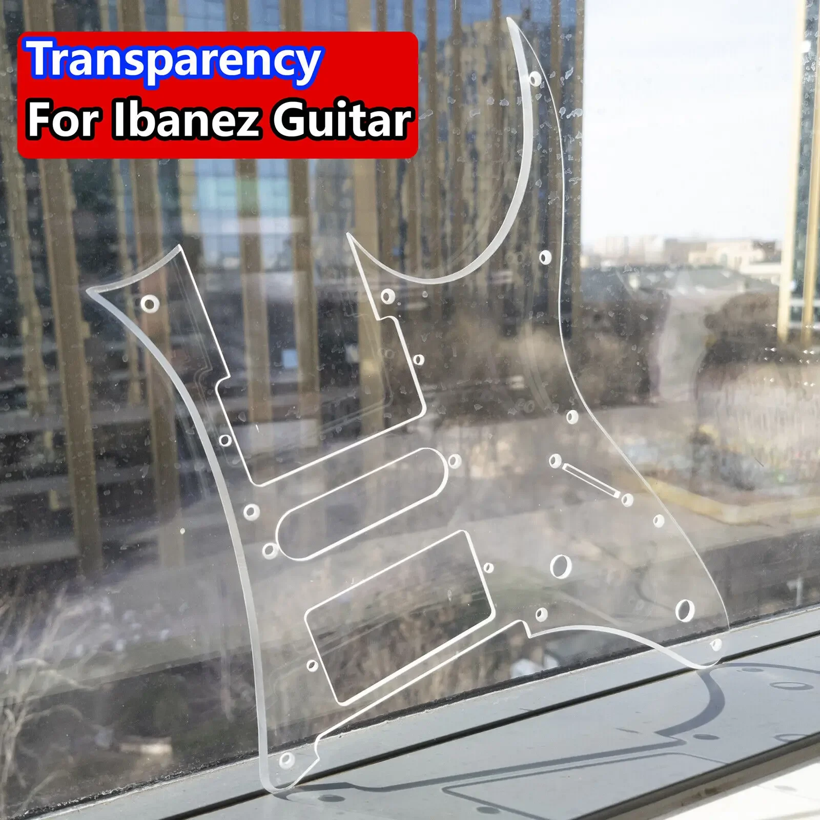 Transparent Acrylic Guitar Pickguard HSH Style Scratch Plate for Electric Guitar Replacement Parts