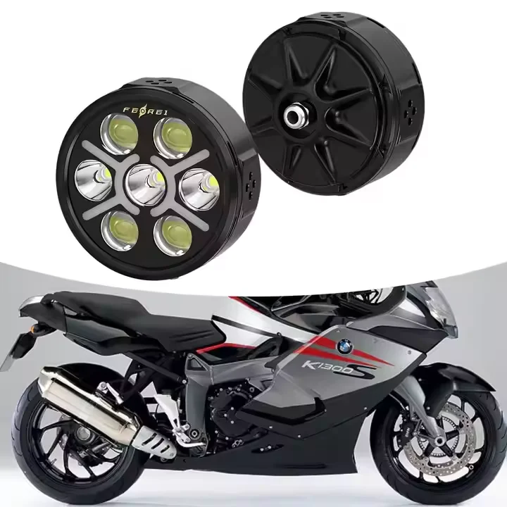 

STLF High Power Motorcycle Led Lamps White Yellow DRL Spotlight Auxiliary Lights for ADV GS 1250 Adventure