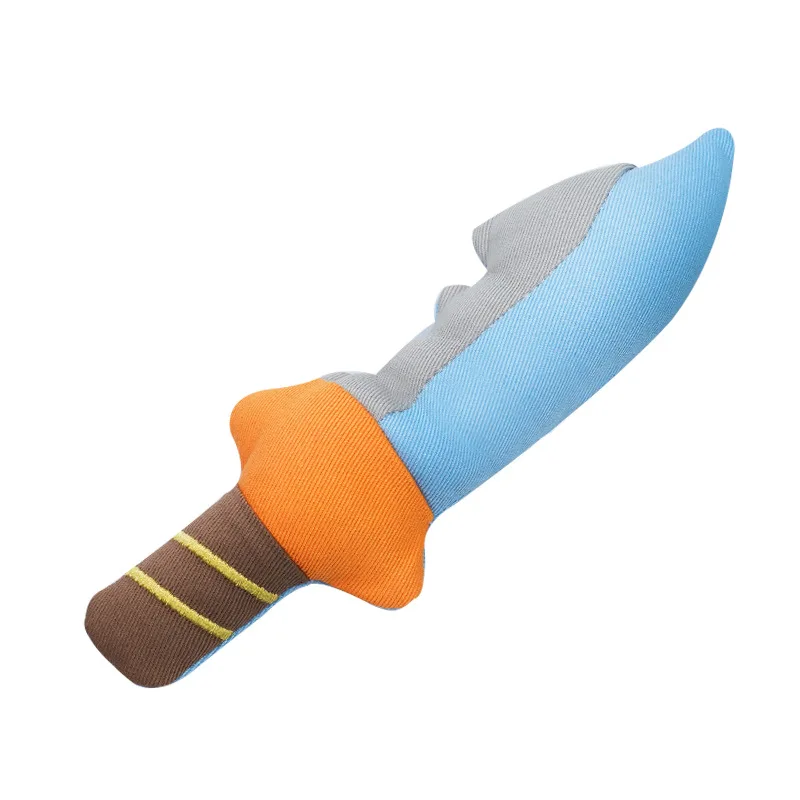 

Catnip Toys For Cats Self Play Chew Resistant Sword Shape Cat Toy Funny Bite Plush Toy Interactive Kitten Training Pet Supplies