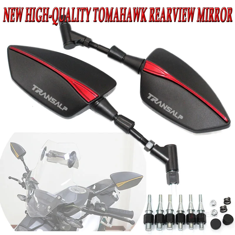 For XLV 600 650 700 TRANSALP XL600V XL650V Motorcycle Side Mirrors, Rearview mirrors, Motorcycle accessories, Universal