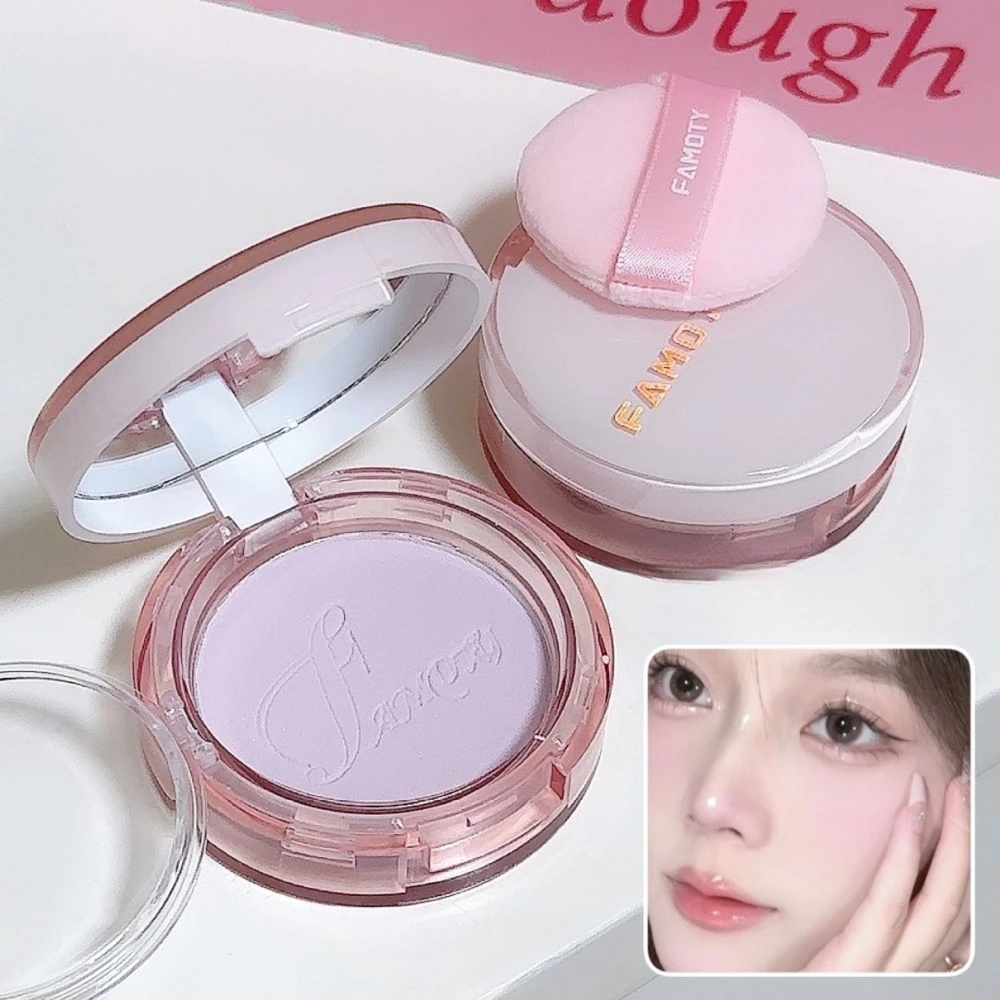 Pressed Setting Powder All Day Oil Control Transfer Resistant Natural Finish for Oily Combination No Cakey Formula Easy To Apply