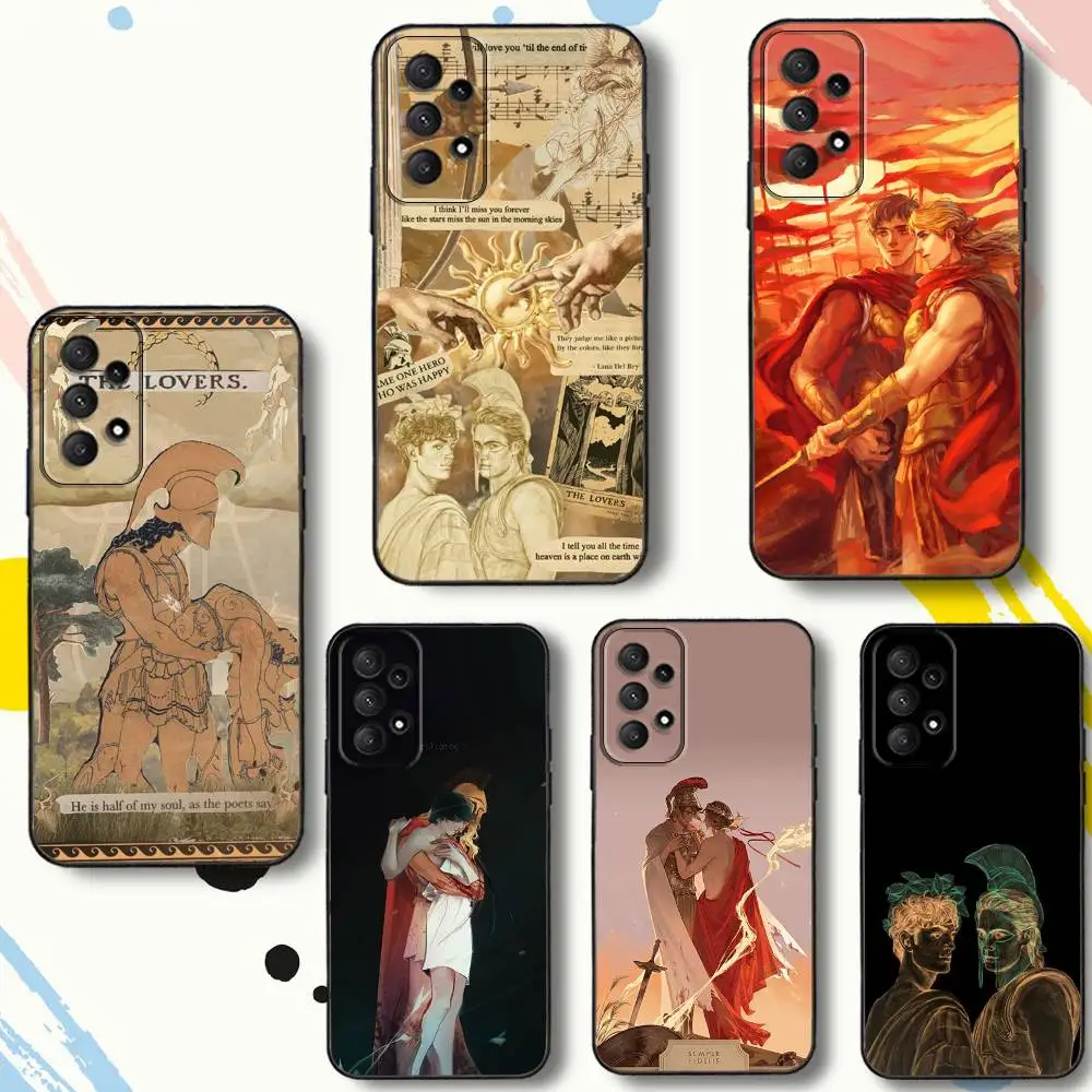 

T-The S-Song OF Achilles-es Phone Case For Samsung Galaxy A 80,72,73,91,53,22,51,52,5G,Plus,J,Note Soft Black Cover