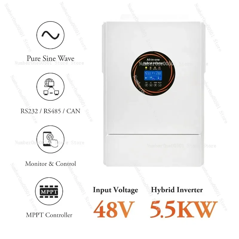 11KW household photovoltaic inverse control integrated machine 5.5KW off-grid solar integrated hybrid inverter