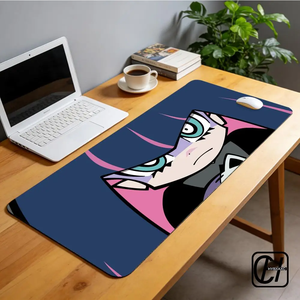 Panty And Stocking With Garterbelt Anime Mouse Pad Mouse Pad Large Non-Slip Lock Edge Keyboard Pad Anti-Slip Gaming Desk Mat