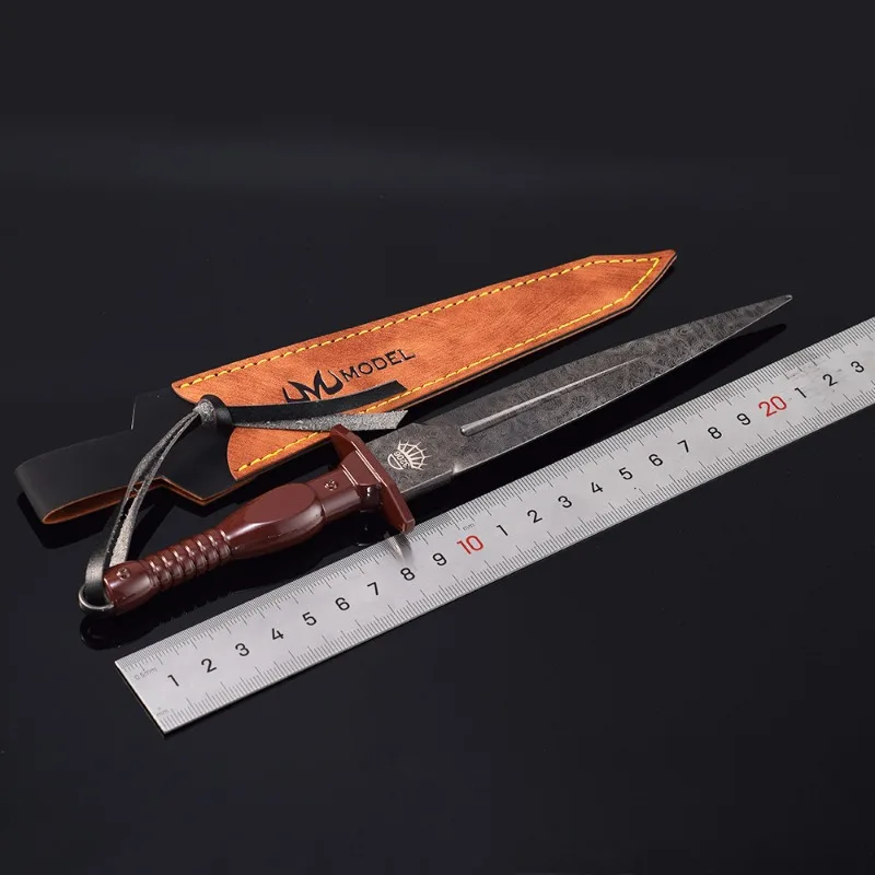 22 سنتيمتر دمشق الصلب السيف لعبة الطرفية التقليد القديم الباردة سلاح السيف تقطيعه كاتانا شفرة ملحقاتها هدية لعبة جمع