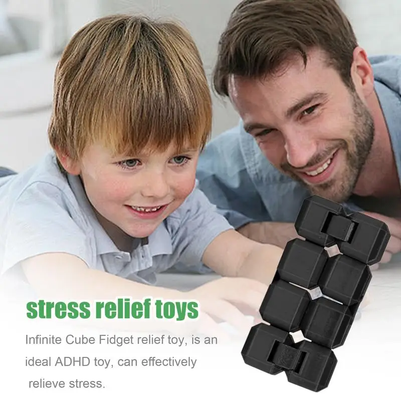 Cool Fidget Toys 3D Stress Relief Toys Fidget Toy Stress Cube Puzzle Cube Toy Adult Puzzle Games Hand Puzzle For Adults Children