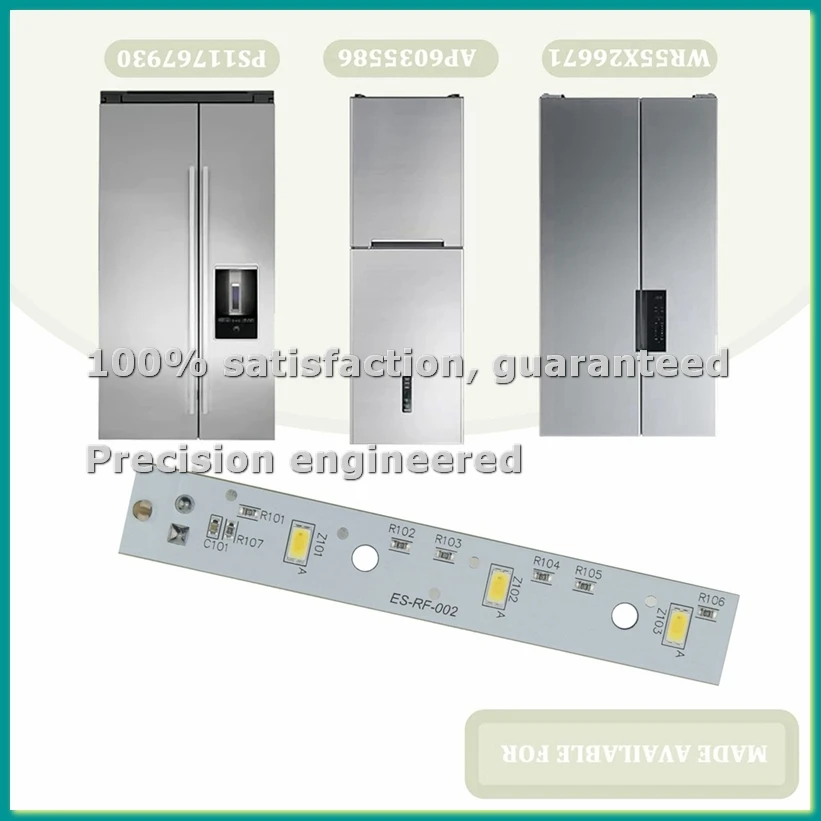5Pcs WR55X26671 LED Light Compatible for Refrigerators LED Light Replace PS11767930 AP6035586 4468532 EAP11767930-A14I
