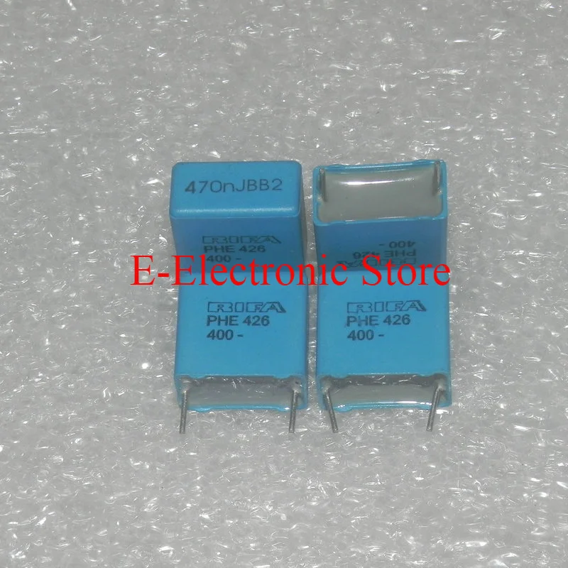 

10PCS/LOT 400V 0.47UF 450V 470NJ PHE426 Copper Foot Audio Non-polar Thin Film Capacitor