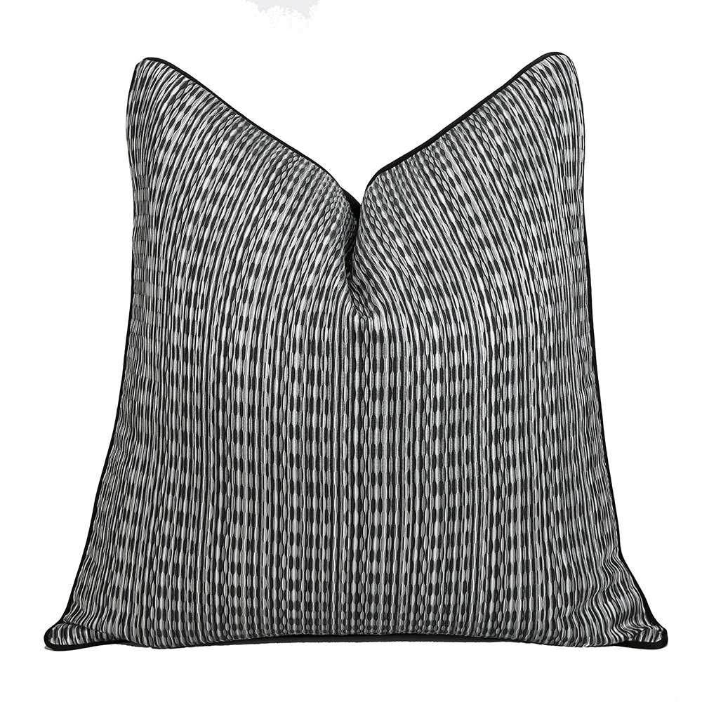 High Quality Grey Pillow Covers Modern European Cushion Covers Farmhouse Throw Pillow Cases For Sofa Bed Car Chair