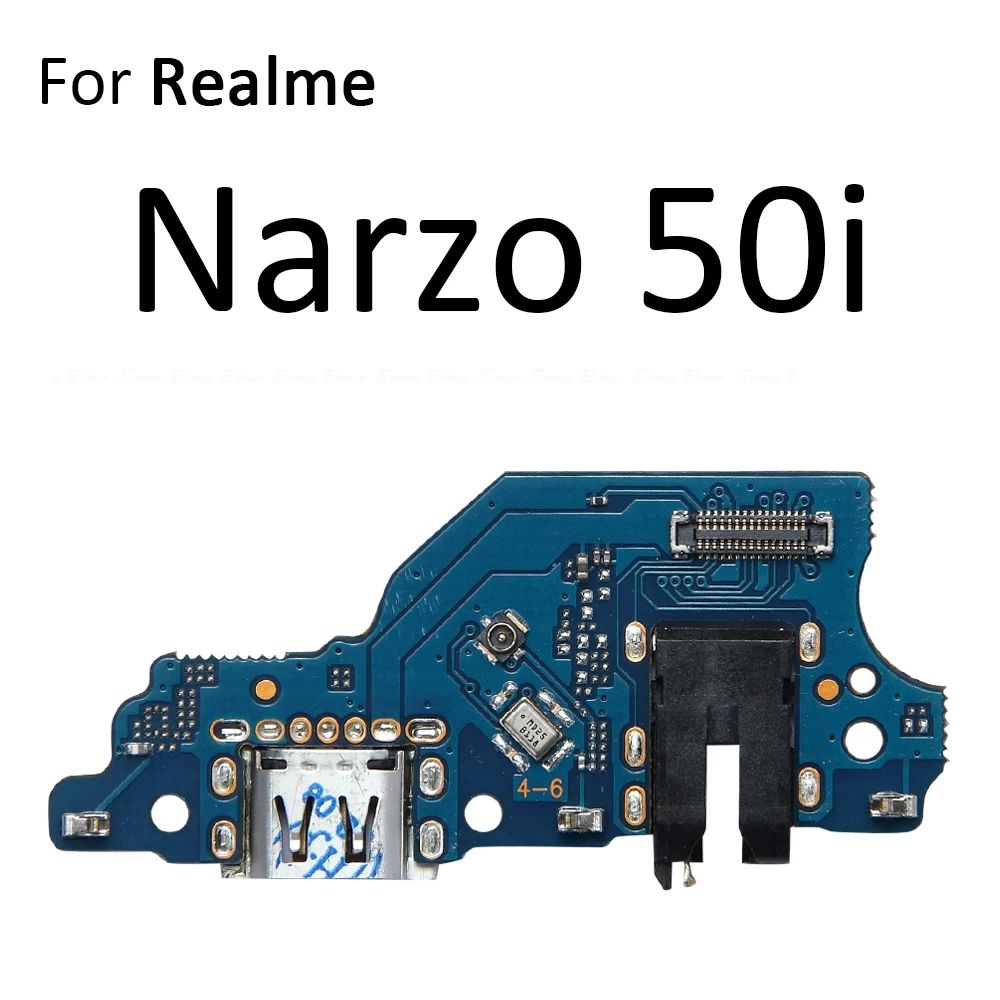Charging Port Dock Plug Connector Charger Board For OPPO Realme Narzo 50 Pro 50A 50i 60 60x 70x N53 N61 N63 N65 Note V50 V50s