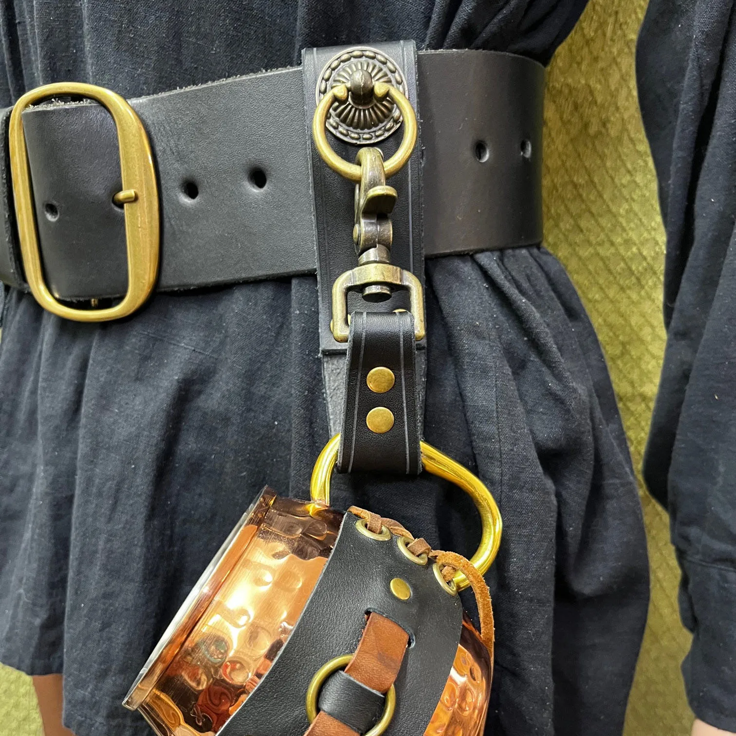 

Round Tankard, Mug Frog Strap Holder | Renaissance, Pirate, Steampunk Accessory Holder