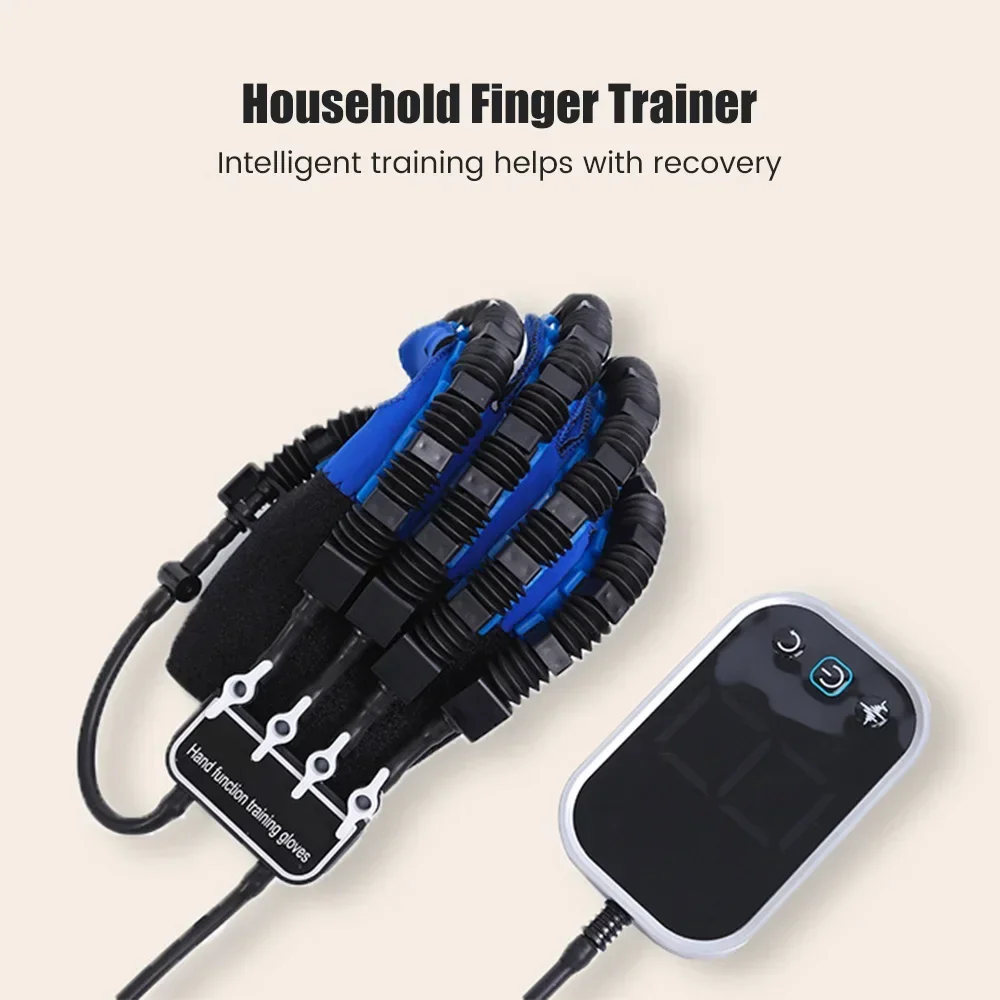 Portable Rehabilitation Training Robot Gloves Hemiplegia Stroke Cerebral Infarction Finger Hand Function Workout Recovery Device