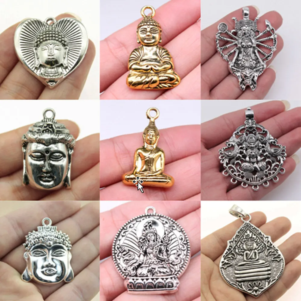 Bulk Charms For Jewelry Making Kit Pendant Diy Jewelry Accessories Buddha Charms