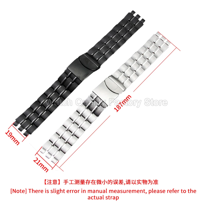 Lightweight Anti Rust Comfortable Bracelet for Swacth YVS435 YGS471 YGS495 YVS495 Stainless Steel Watchband Special Interface