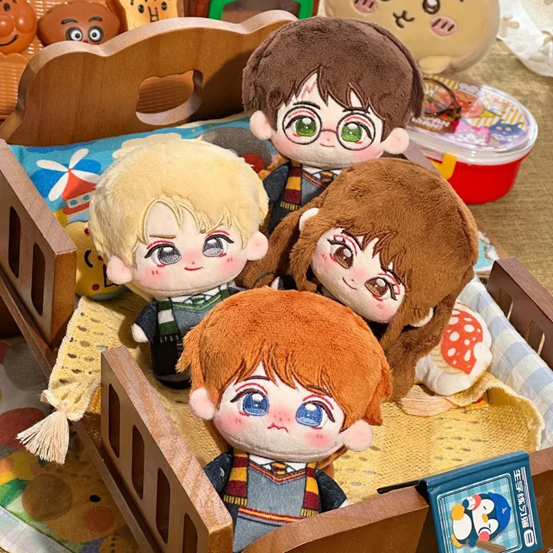 Hot 10cm Harry Potter Doll Ron Malfoy Hermione Plushies Stuffed Anime Bag Pendant Collect Plush Toy Gifts view 4