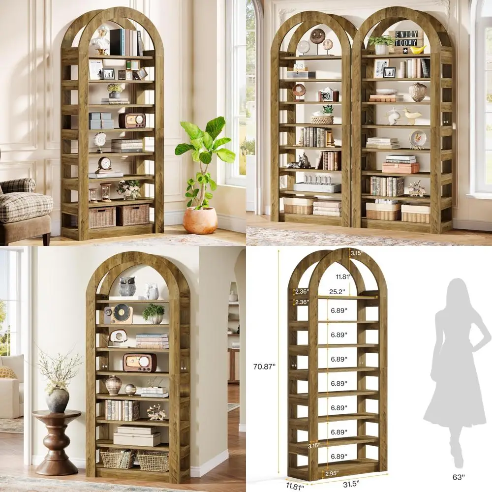 70.9-Inch Tall 8-Ti…