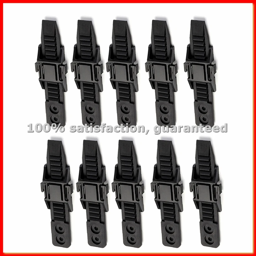 10Pcs Replacement Retractable Buckle Skating Skiing Sports Shoe Strap Sliding Buckle Helmet Cap Car Quick Release Buckle-A68X