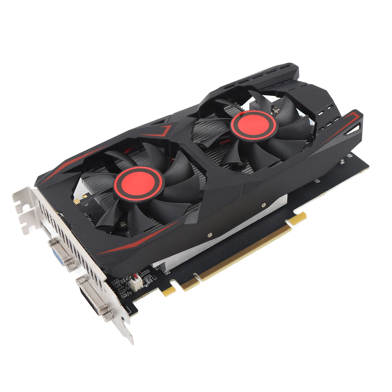 16X Slot Supports DVI VGA HD Multimedia Interface Gaming Video Card Universal Graphics Card 6GB GDDR5 192BIT Double Fan