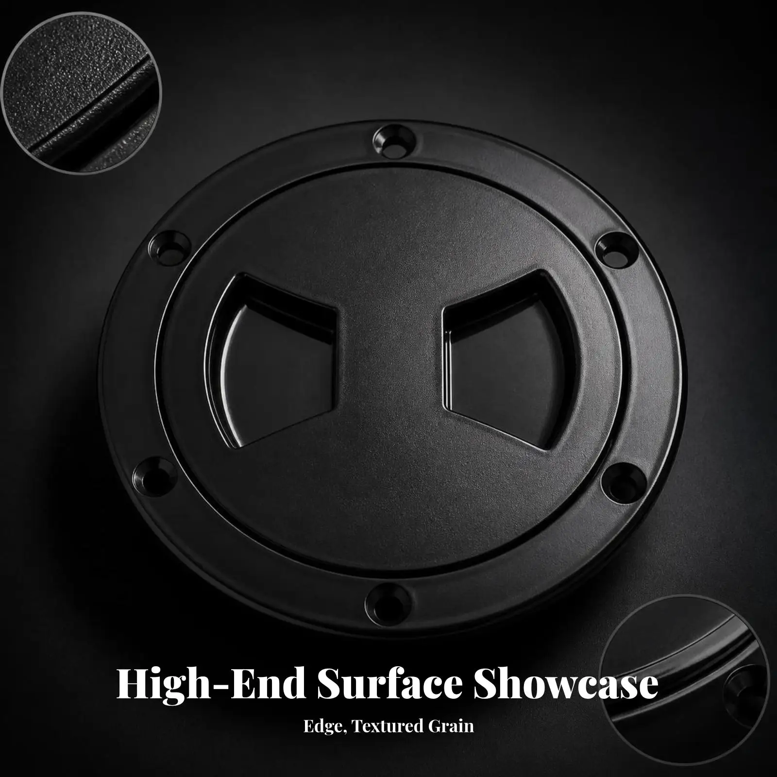 Marine Deck Hatch Cover Watertight Round Hatch Cover with Rubber Sealing Seal Screw-in Deck Plate Waterproof Hardware view 3