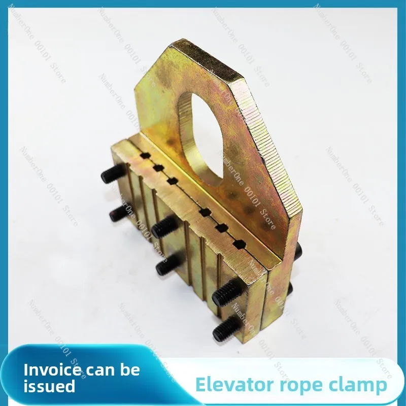 Elevator rope clamp wire rope splint rope lift 6 slots 8 slots lift retractable clamping integrated clamp