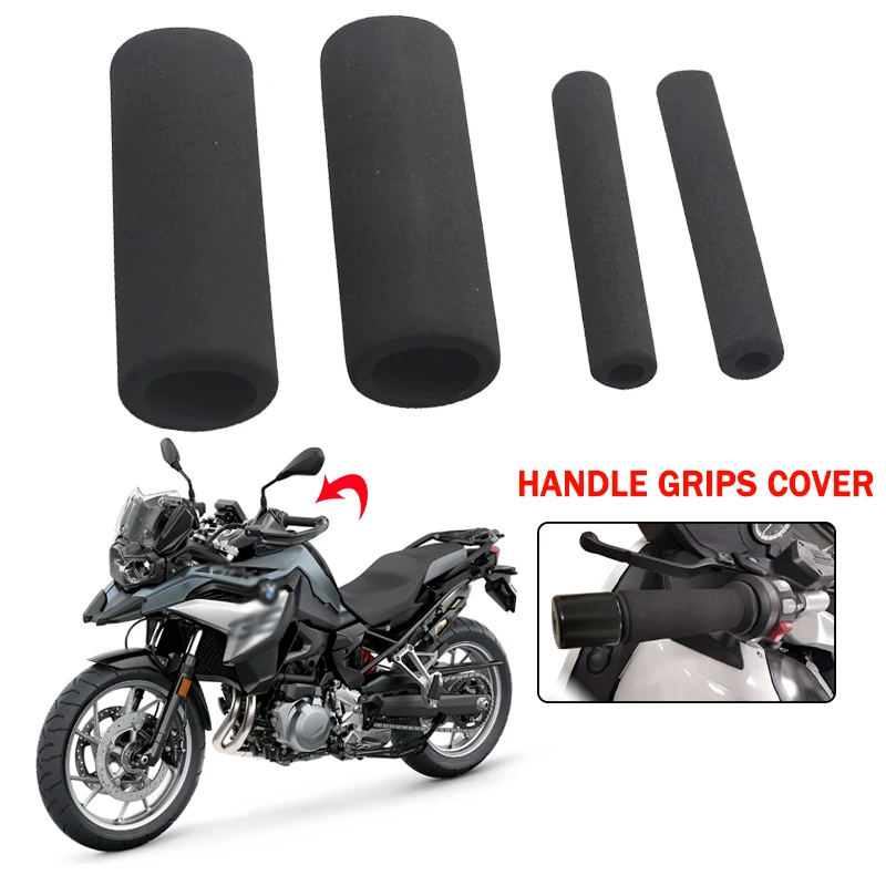 Capa de aperto deslizante de motocicleta, apertos de espuma anti-vibração, apto para BMW R1200RT, R1250RT, K1600GT, F750GS, F850GS, R Nine T