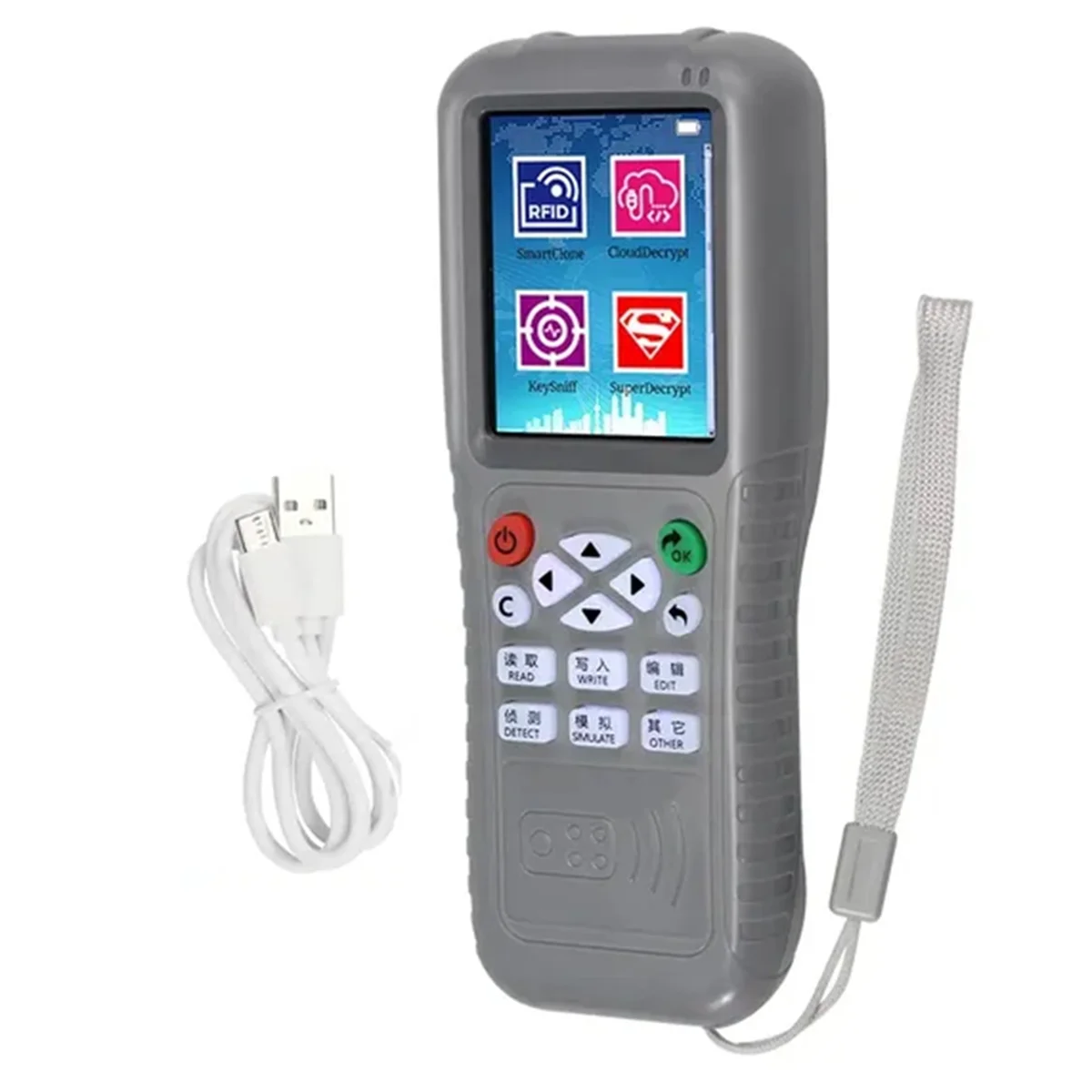 

B94A WiFi RFID Copier Duplicator NFC Smart Card Reader Writer 125KHz 13.56MHz ID IC USB Programmer Mobile Phone Decode X5