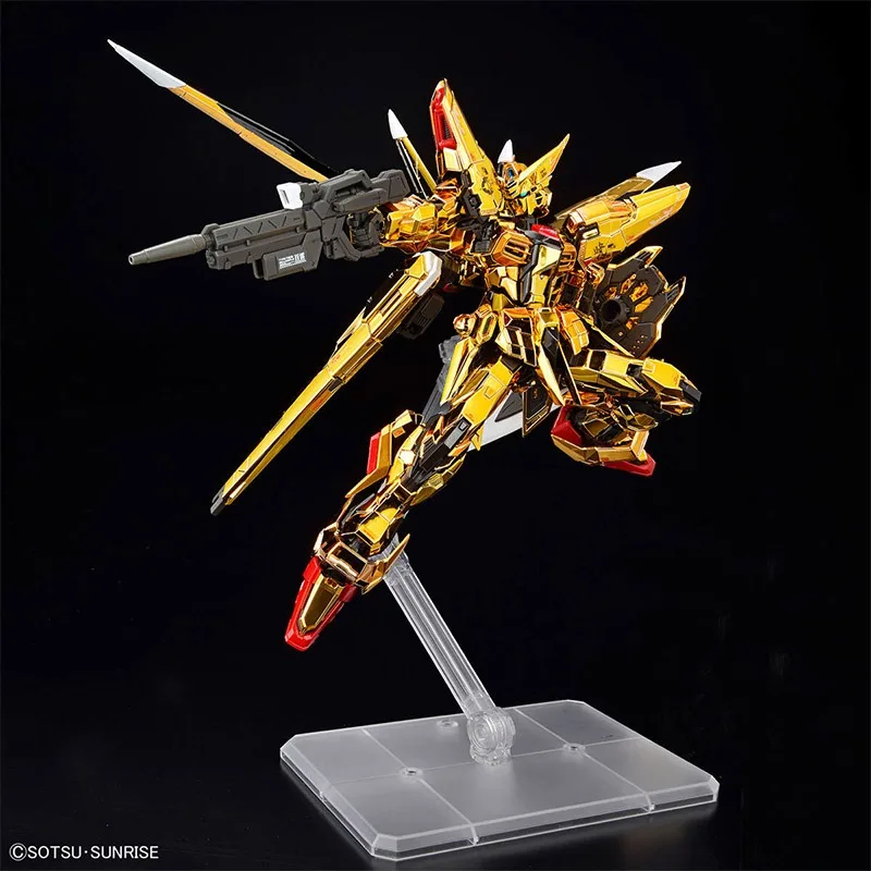 Bandai Original GUNDAM RG 1/144 Akatsuki GUNDAM Oowashi unité graine assemblage modèle figurine jouets pour garçons filles enfants cadeau