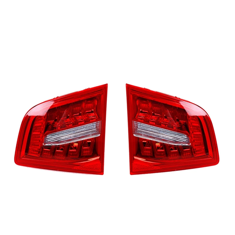 

2Pcs Car LED Rear Inner Tail Light Brake Lamp With Bulb For- A6 A6L C6 S6 Quattro RS6 2009-2011