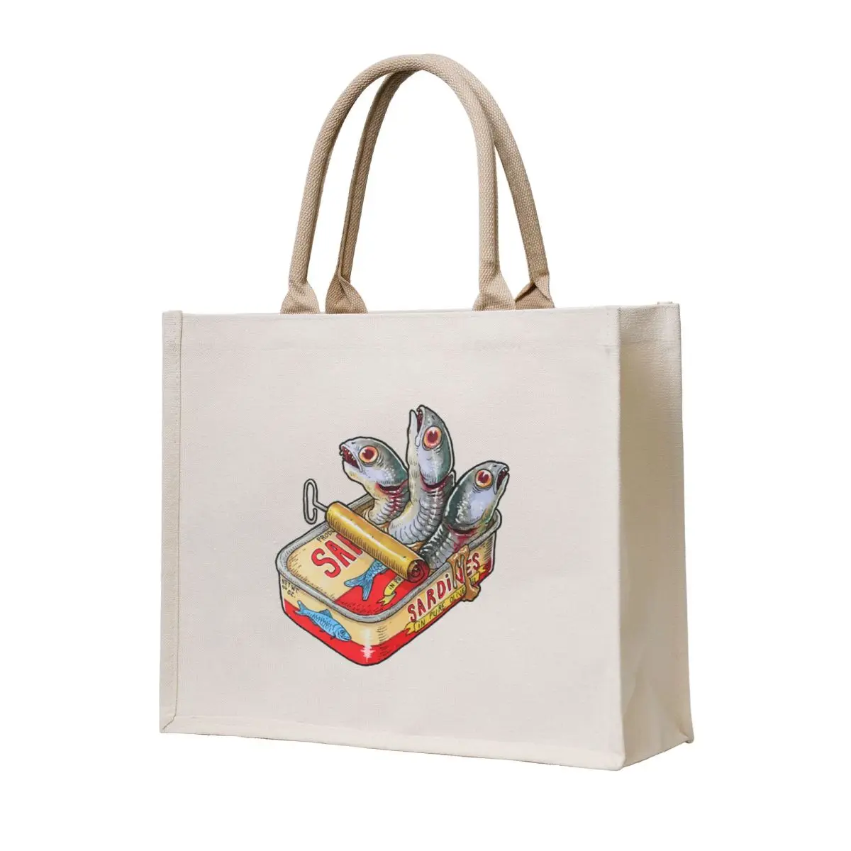 

Sardine Can T-Shirt Tote Bag tote bags cloth bags sac pour femme tote bag woman Shopper bag