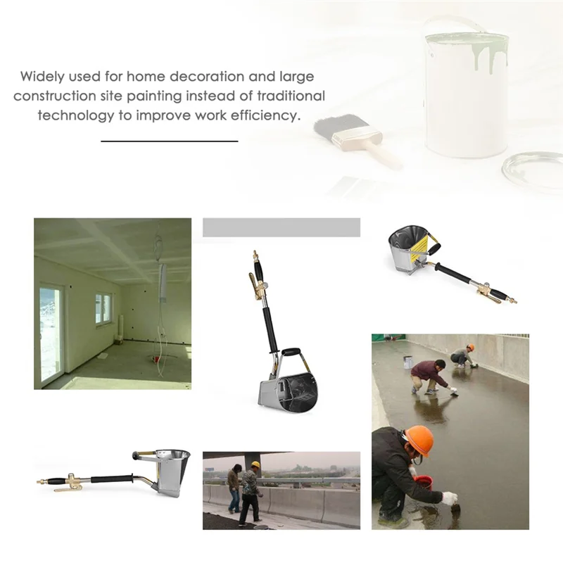 NNVC  for Painting Walls Cement Mortar Sprayer Plaster Hopper Render Sprayer Hopper Bucket Gypsum