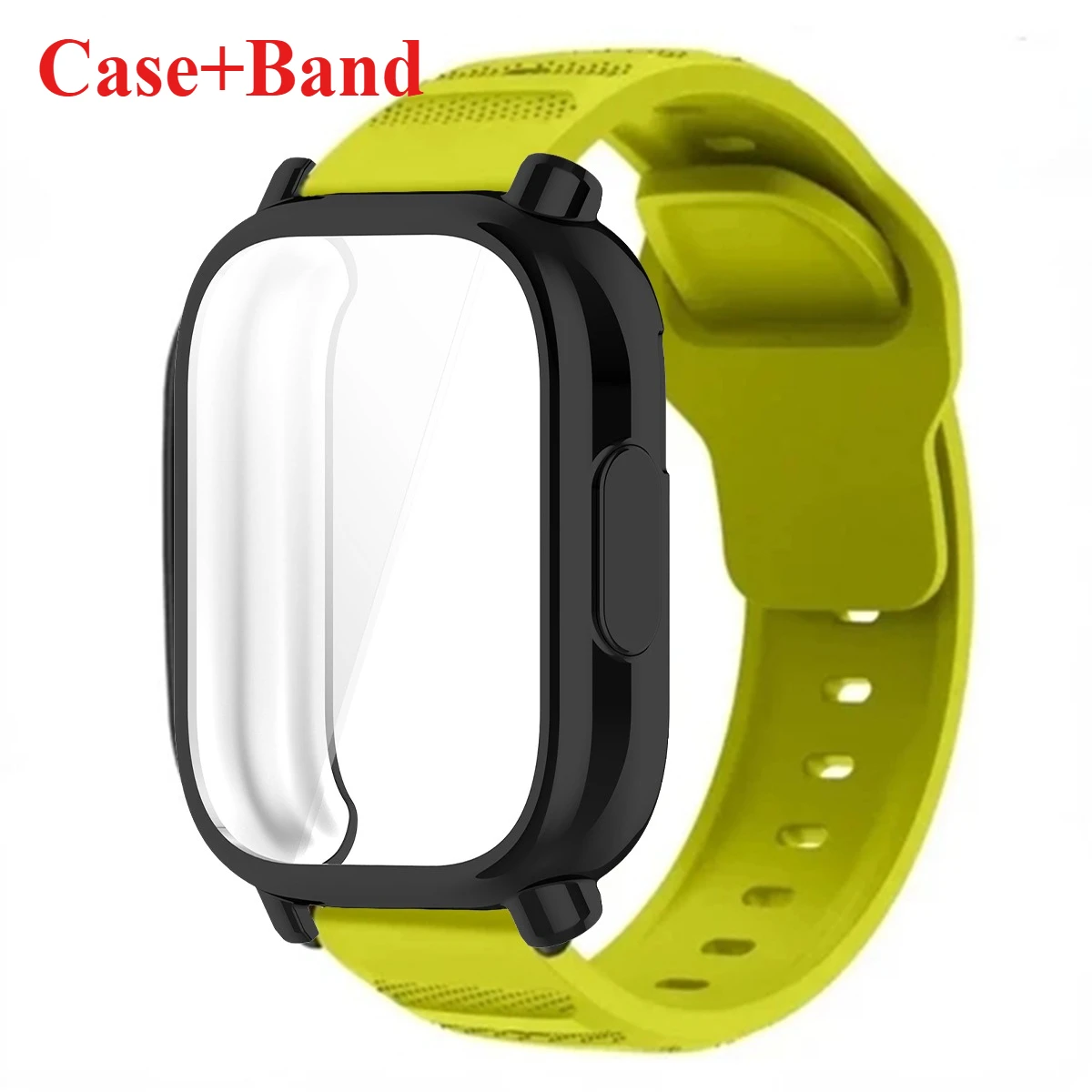 Pulseira de silicone respirável + protetor de tela tpu para redmi watch 5 banda ativa capa macia para redmi watch 5 lite pulseira esportiva correa
