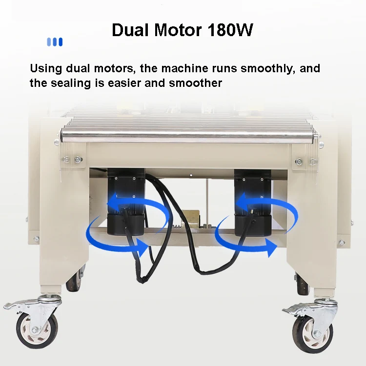 Picture 4: FXJ5050 Heavy Duty Auto Gum Tape Master Case Carton Sealers With Erector