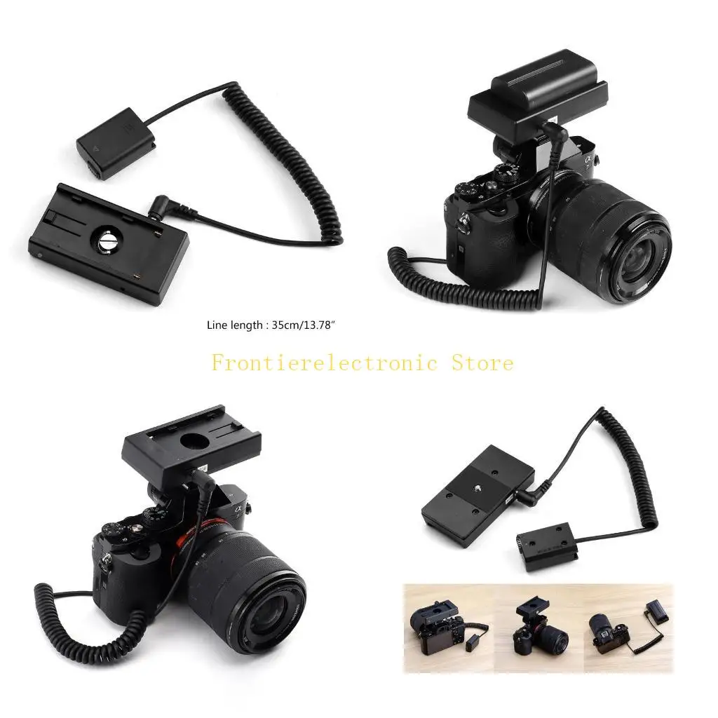 

G8DB от NP-F970 до NP-FW50 для адаптера постоянного тока, фиктивного аккумулятора, питания камеры для DSC-RX10 A7R A7S II