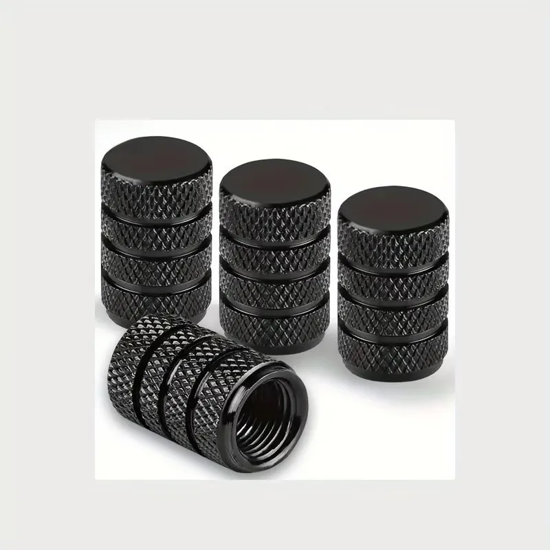 50 pcs Alloy Air Valve Covers, Easy Screw On Install, Bicycle Tire Stem Car Tire Valve Protection, Leak Proof Dust Proof