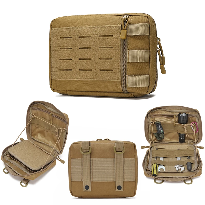 

Тактическая сумка MOLLE, сумка EMT, практичный органайзер EDC, модульная поясная сумка для снаряжения, медицинская сумка для кемпинга и охоты
