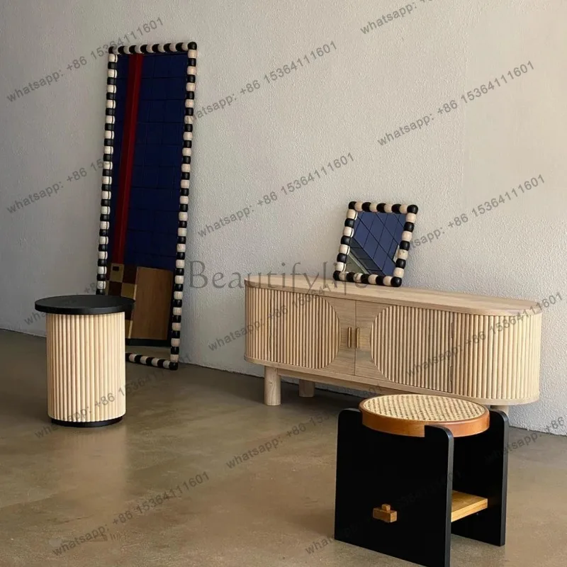 LD Big Standing Mirror Decoration Barber Plastic Square Makeup Dressing Table Small Full Mirror Body Long Espelhos