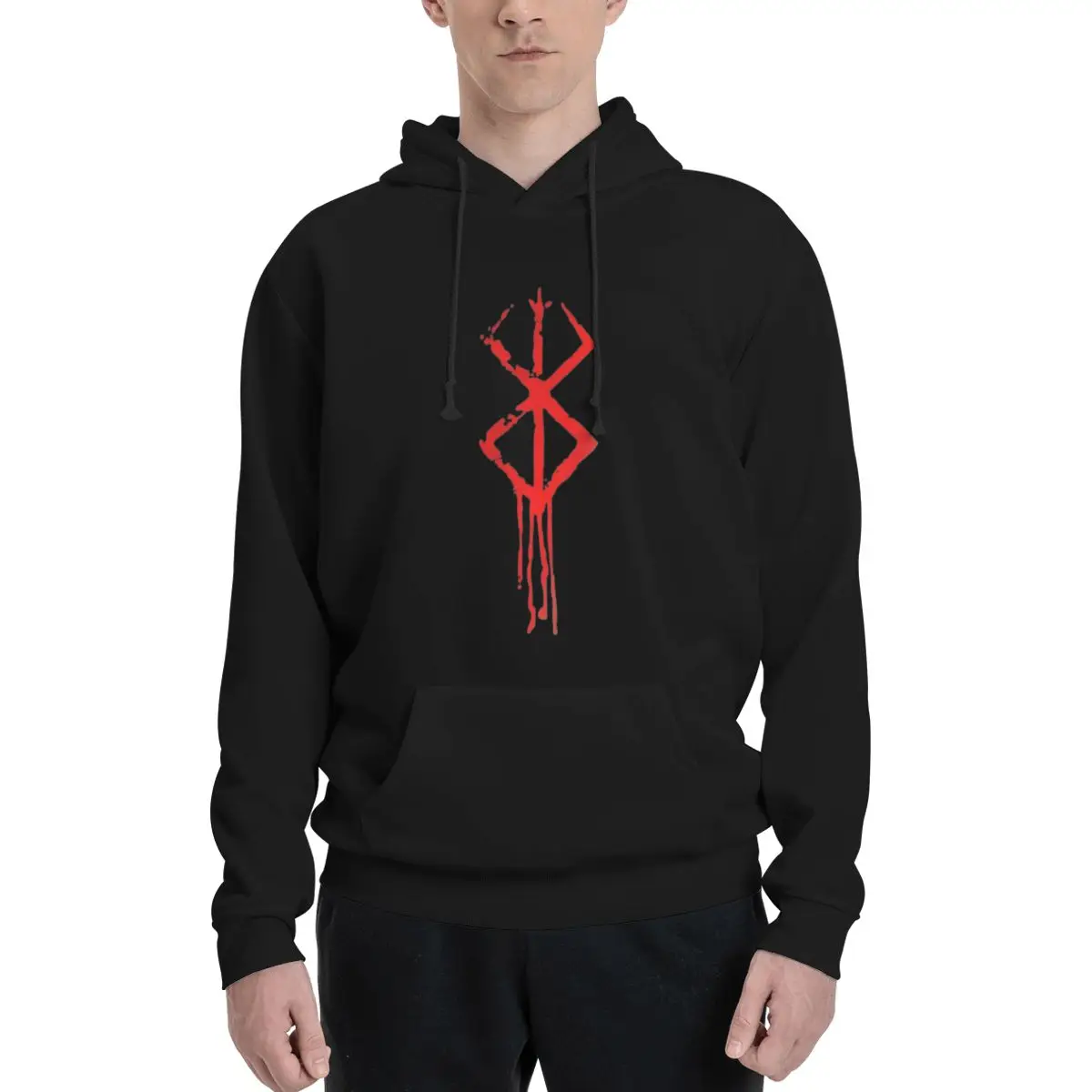 Anime Fashion Berserk Demon Man Clothes Street Style Fleece Sweatshirts Autumn Casual Hoodies Fashionable Crewneck Pullovers