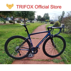 TRIFOX Available Sizes 700C 44 49 52 54 56 58 Cm Bikes Max Wheels & Tire Size 700 X 25C Bicycles TRIFOX Bycicle V Brake  X16QR