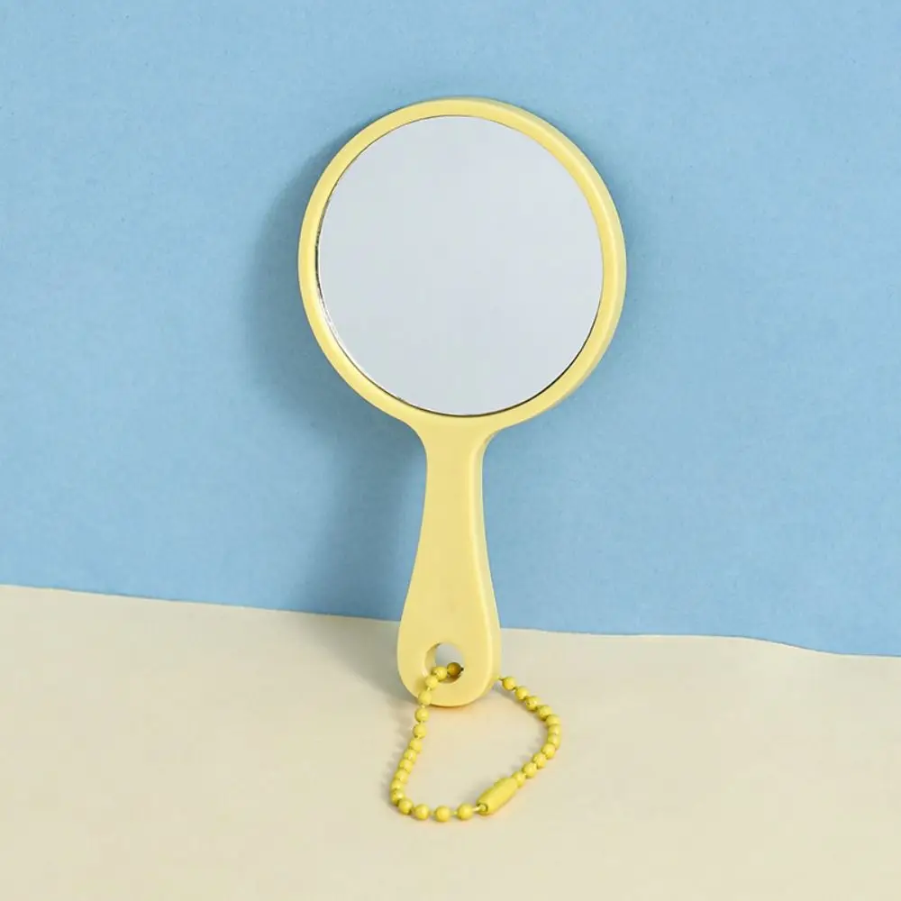 Hanging Compact Mirror with Key Ring Keyring Charms Mirror Pendant Pocket Mirror High-definition Single Side Travel Mirror