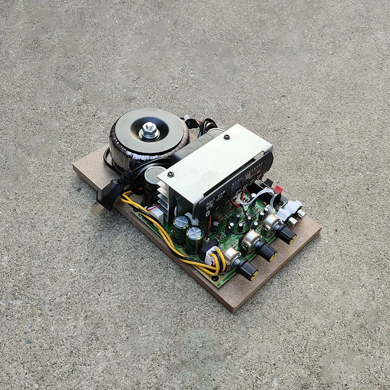 Modified Bluetooth USB large capacitor version DIY audio power amplifier board plus fan 200W220V