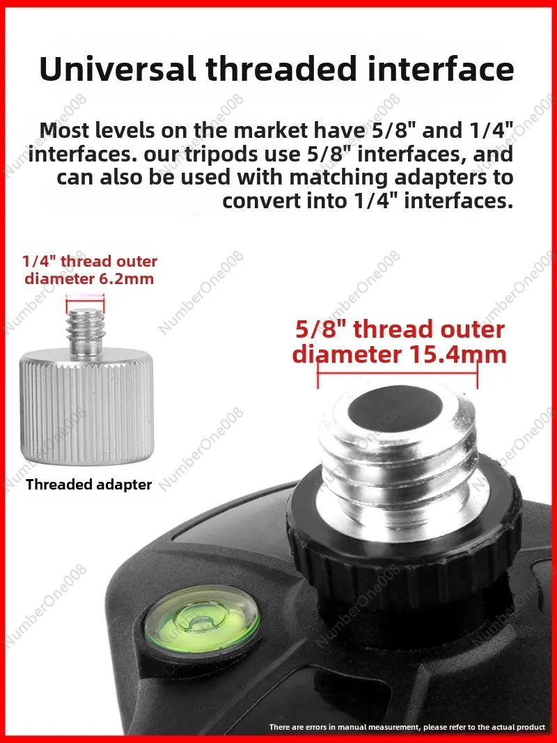 Level Bracket Lifting Support Rod Tripod Infrared Laser Level Meter Tripod Line Projector Bracket