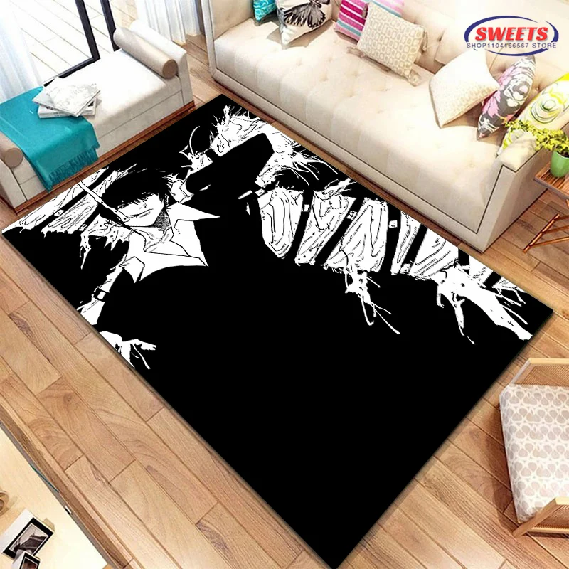 Bilibili Trigun Stampede Carpet New Release! Anti-slip Rug for Living Room Bedroom,Bedside and Office Areas,Durable Washable Mat