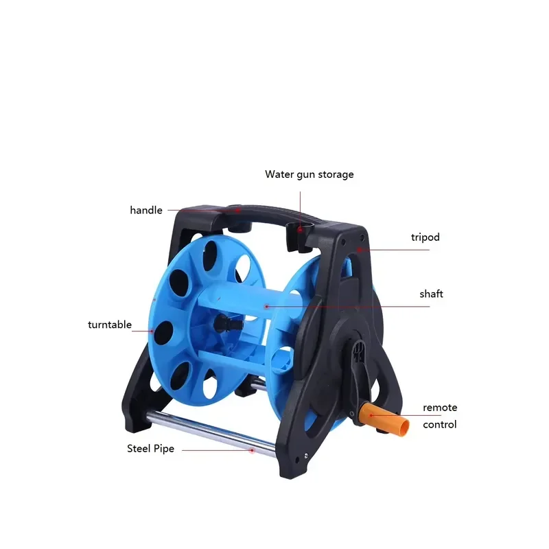 for Professional Manufacturer Hand-hold Water Hose Reel Cart Garden Hose With Reel Retractable Hose