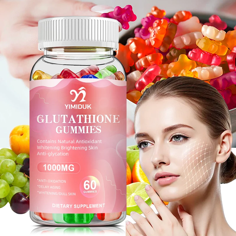 

Glutathione Gummies, Collagen, Vitamin C, Support Hair, Skin & Nail Health, Calcium Absorption and Immune System, Skin Health